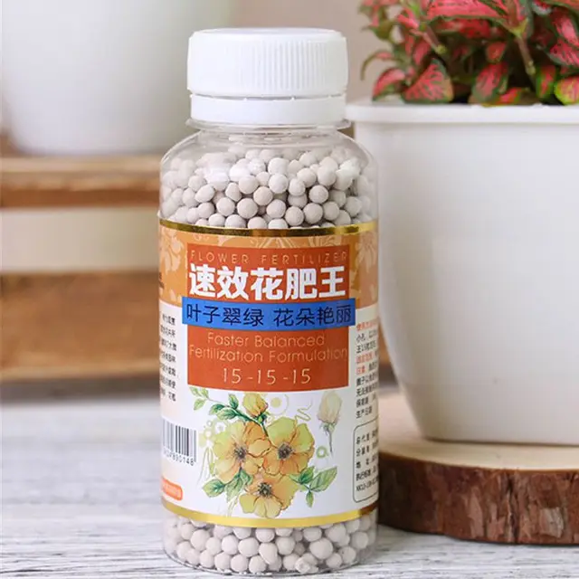 130 G Granulátum Növényi Élelmiszer Organic Npk Műtrágya Szóró Virágzöld Retes Zamatos Orchidea Lombműtét Gyors Növekedéshez - Image 4