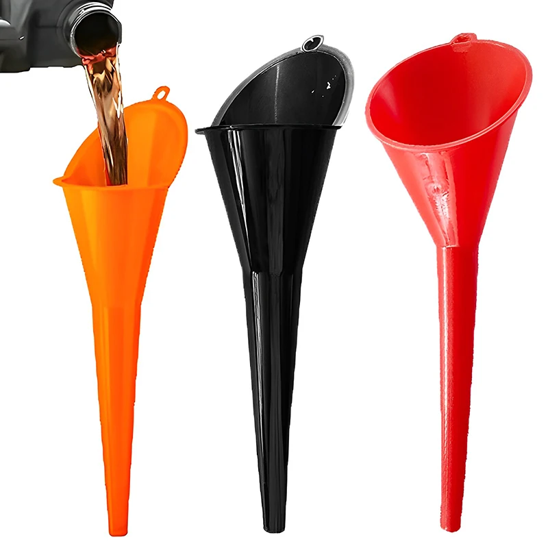

Anti-splash Car Long Mouth Oil Funnel Gasoline Oil Fuel Filling Tools Plastic Engine Funnel Motorcycle Refueling Car Accessories
