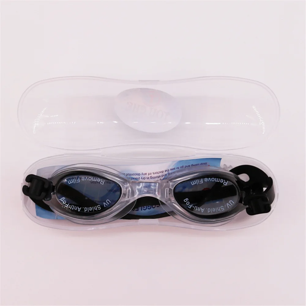 Adult Swimming Goggles HD Waterproof Flat Glass Swimming Glasses Silicone Texture Swim Equip Factory Direct Sale Wholesale Price