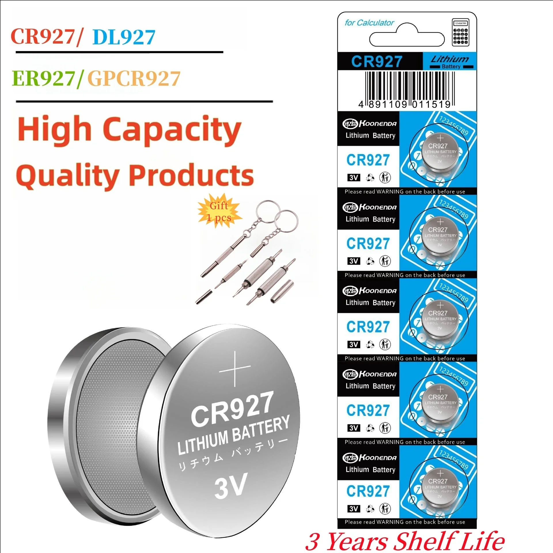 

CR927 Button Cell Batteries 2-50pcs 927 Coin Cell Battery 3V Lithium Batteries for DIY Projects and Crafts Student Battery