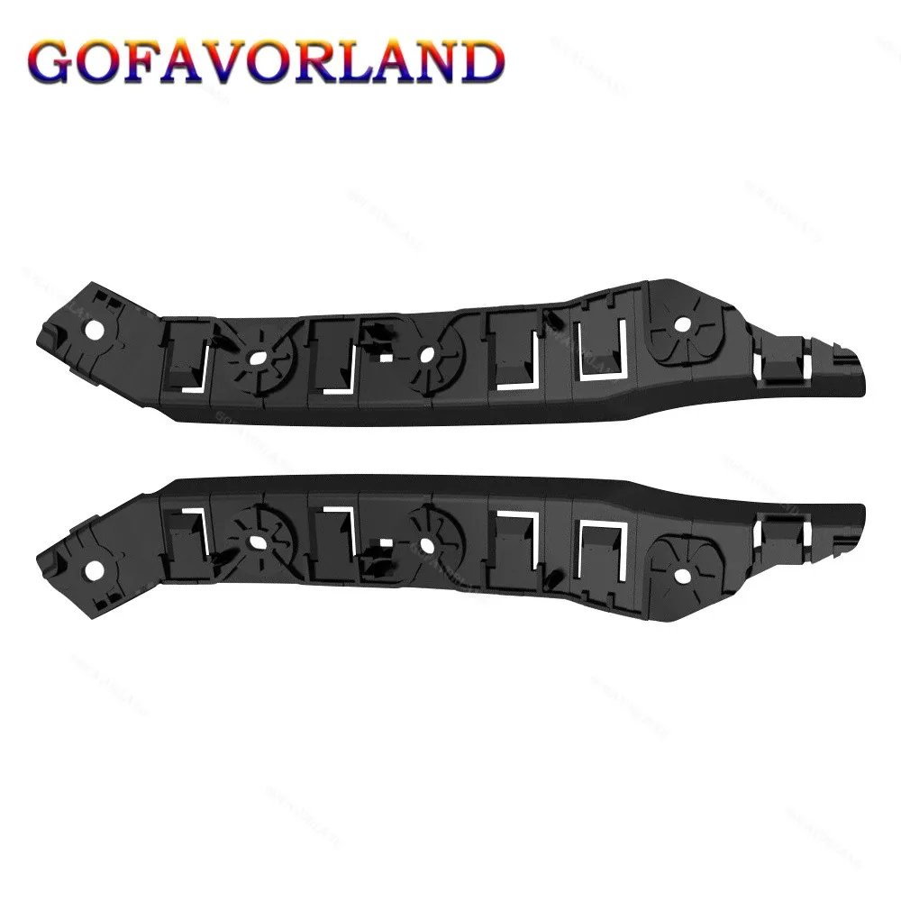 

68229139AC 68229138AC Pair Front Left Right Side Bumper Bracket Plastic Black For Chrysler Pacifica 2017 2018 2019