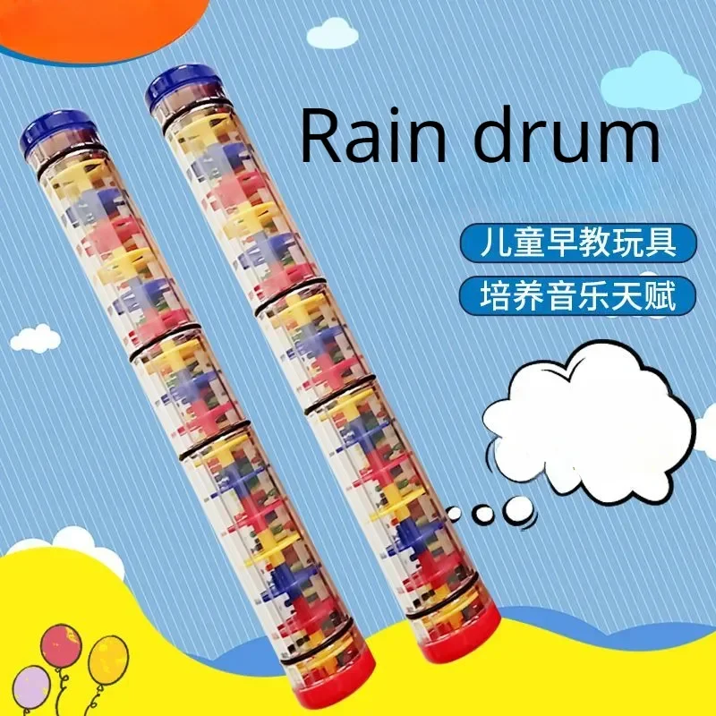 BabyToysRainStickforBabiesRattleShakerDevelopmentSensory