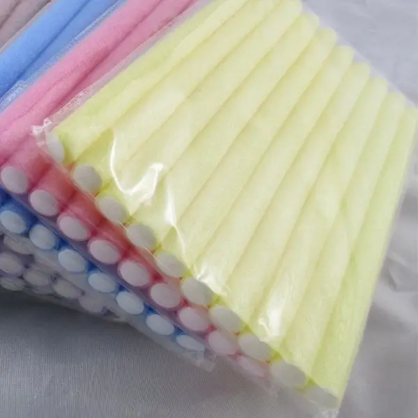 ping 10pcs Lot Curler Makers Soft Foam Bendy Twist Curls DIY Styling Hair Rollers Tool for Women Accessories hair styling tool hair curling tools