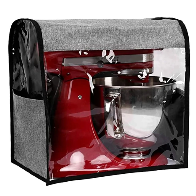 Stand Mixer Cover Compatible with KitchenAid Stand Mixer 4.5-5 Quart,  Portable Travel Storage Case Bag with Multiple Pockets and Handle for  Kitchen