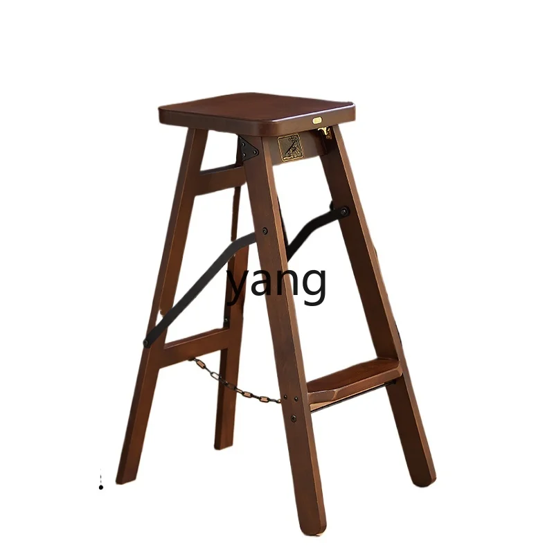 

Yjq Retro Domestic High Leg Bar Stool Restaurant and Cafe Hotel Chair Modern Light Luxury Leisure