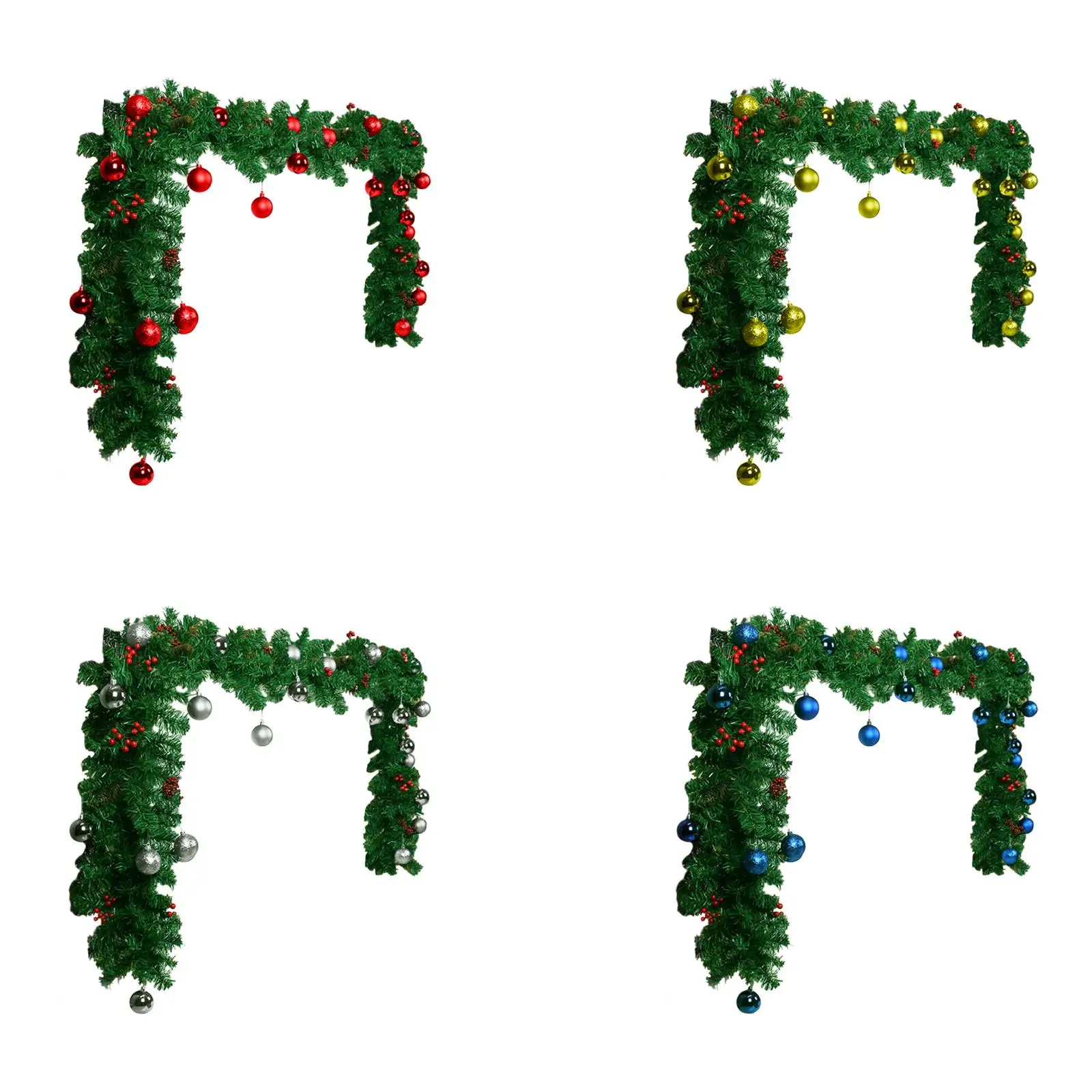 

Christmas Garland Artificial Christmas Wreath for Front Porch Party Festival