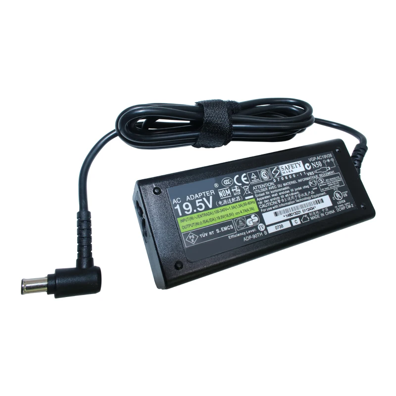 

Genuine Original 90W 19.5V Laptop AC Adapter Charger for Sony Vaio VGP-AC19V25 VGP-AC19V26 VGP-AC19V27