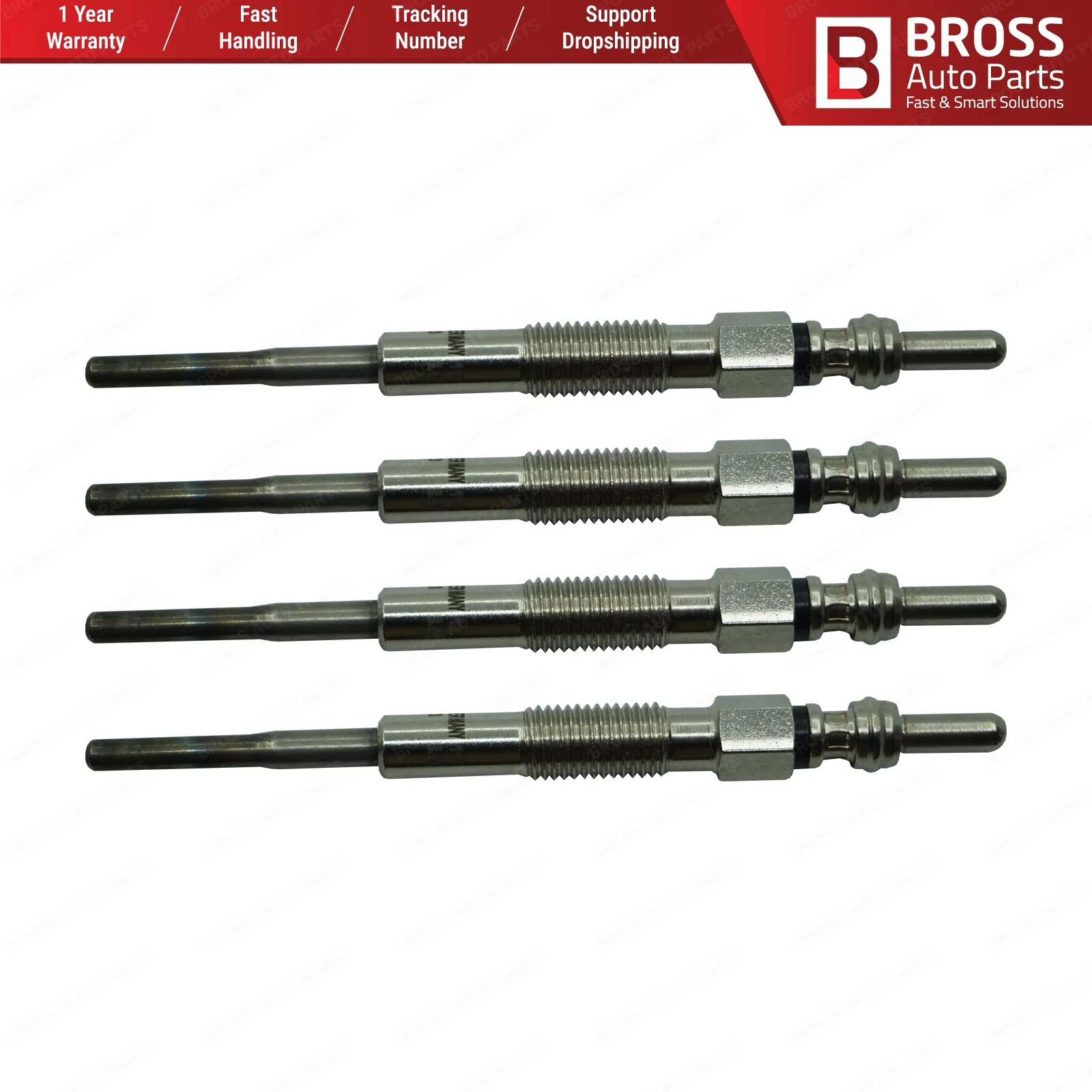 Bross Auto Parts BGP32-1 4 Pcs Heater Glow Plugs GX2094 96440144 GE125 for Chevrolet Opel Holden Daewoo Ship From Turkey | Автомобили и