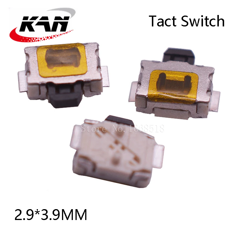 

Free Shipping 1000PCS/lot Little Turtle 3.9*2.9MM with fixed column patch side press light touch switch button microswitch