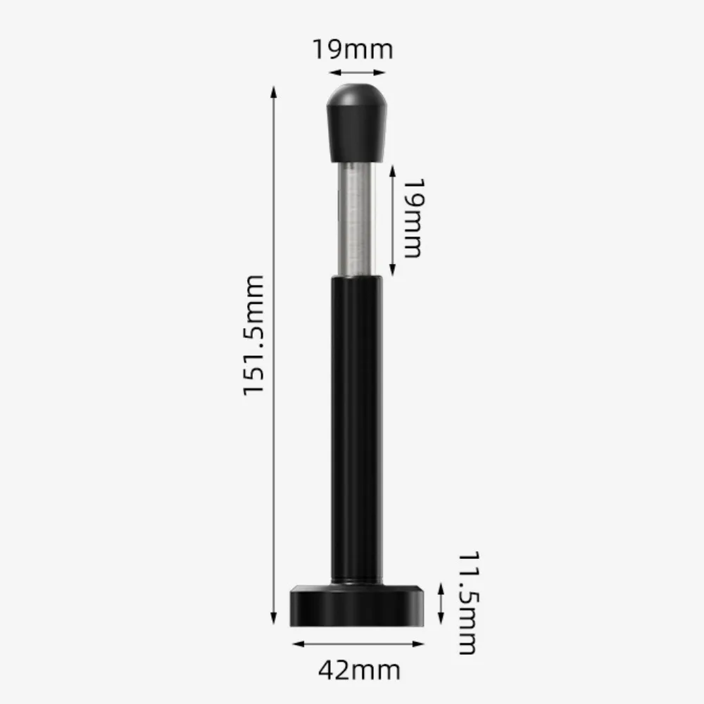 Stainless Steel Door Stopper Useful Wall Protector Anti-Collision Door Crash Pad Noise Canceling Hardware Holder Home door stopper