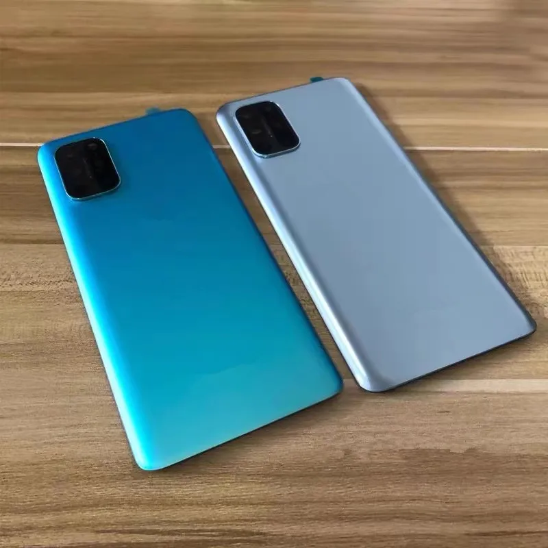 Oneplus 8T 하우징 Oneplus 8T One Plus 6.55 유리 배터리 뒷면 커버 수리 교체 도어 폰 후면 케이스 + 카메라 렌즈