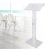 Acrylic Podium Stand, Conference Pulpit 31.50-51.18inch Adjustable Height Transparent Podium 2