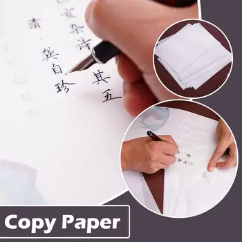 100 Fogli/Set di Carta Trasparente per Tracciare, Scrivere e Copiare 27*19cm, per Disegno, Scrapbook, Calligrafia, Cartoleria, Fogli da Disegno R1B2