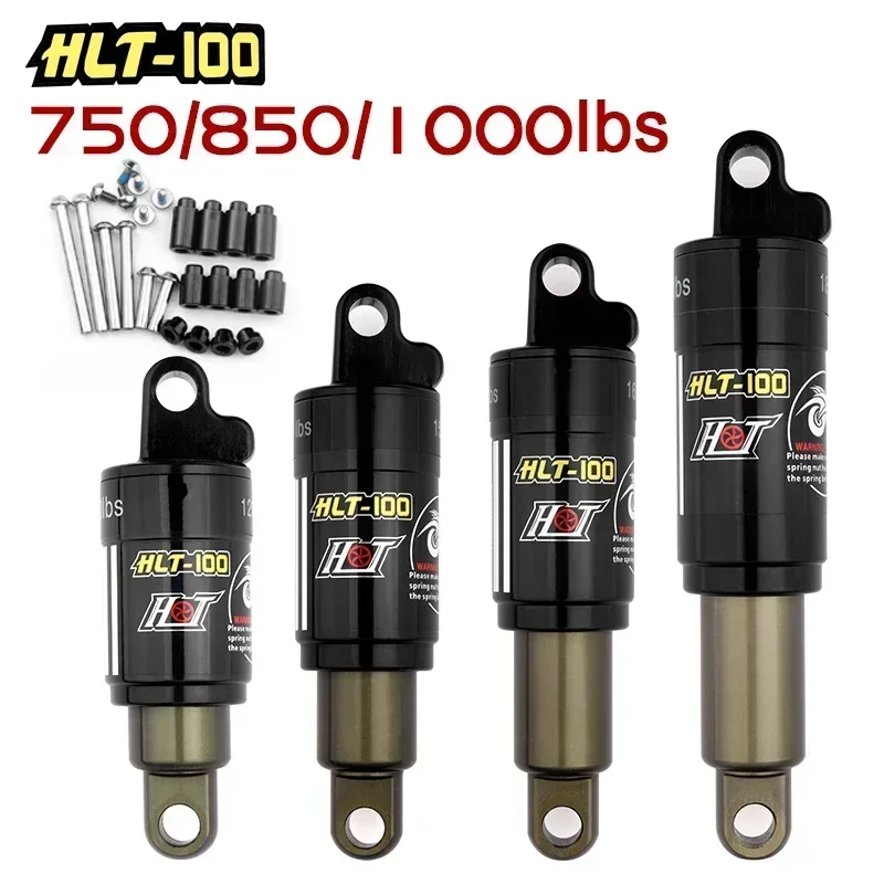 PROWHEEL HTL-100 자전거 오일 스프링 쇼크 업소버 전기 자전거 및 팻 바이크 및 MTB 알루미늄 합금용 후방 쇼크 업소버