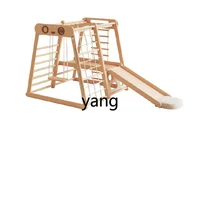 CX Solid Wood Multifunctional Climbing Frame Indoor Family Playground Baby Swing Ring 1