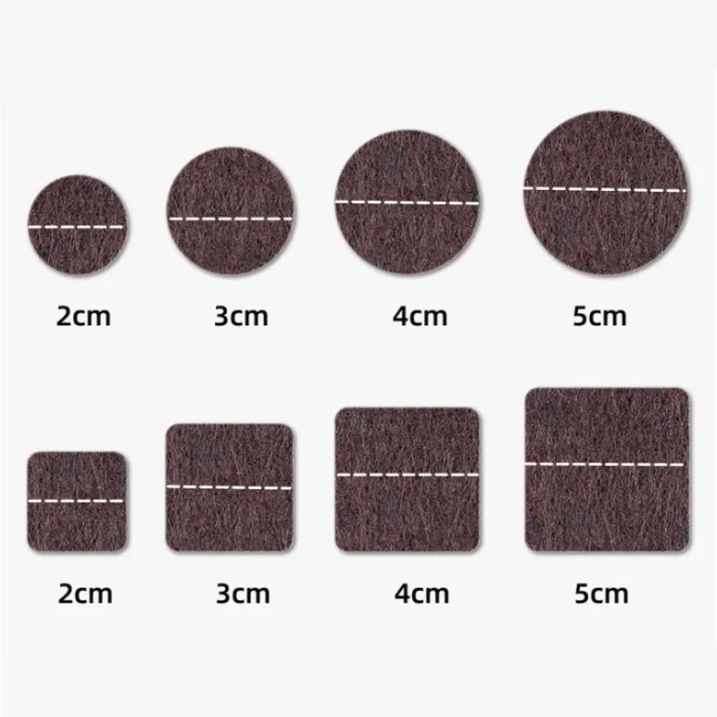 Furniture Leg Pads 18-128pcs Chair Table Leg Felt Pads Floor Scratch Protector Self Adhesive Mute Non-slip