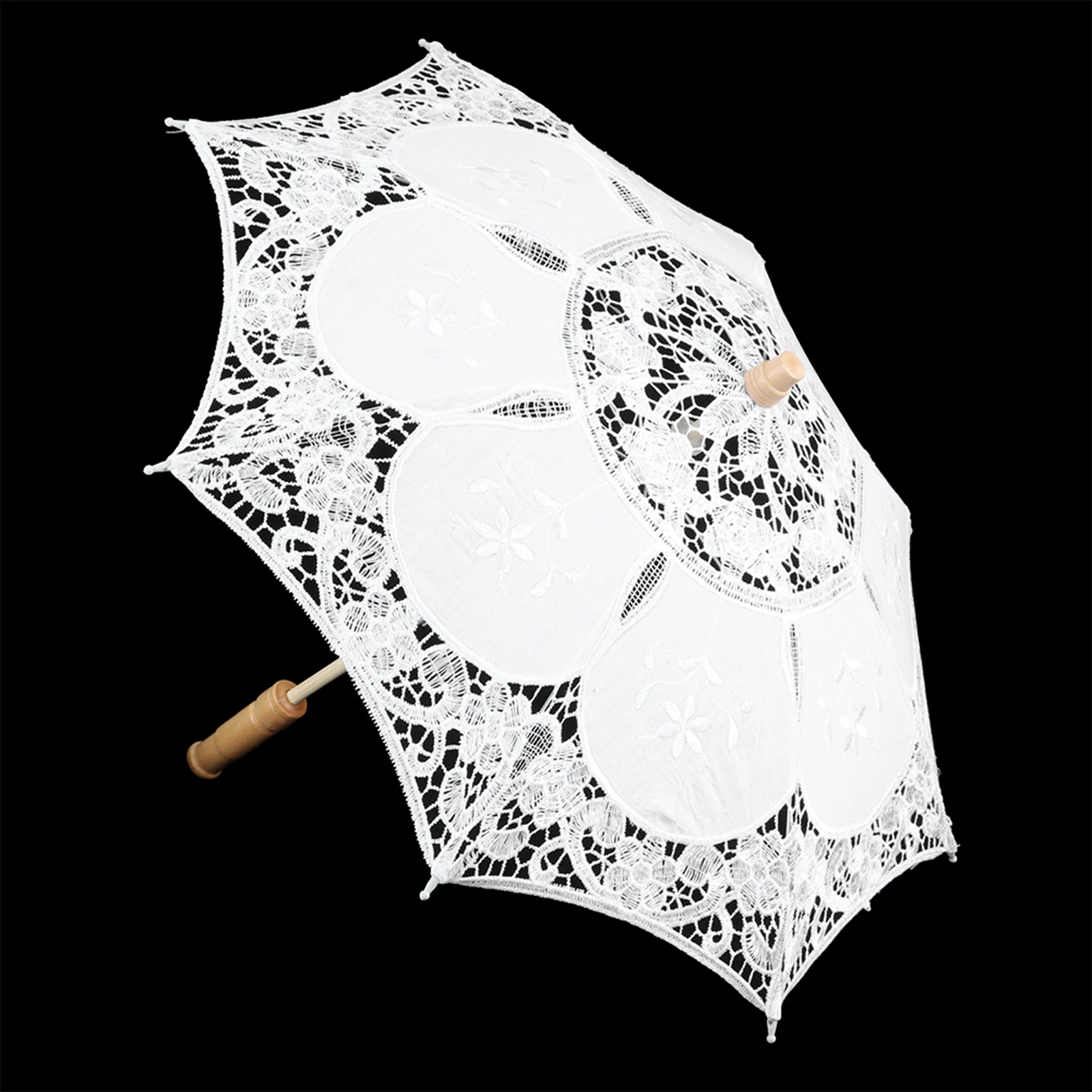 West Style Bridal Lace Umbrella Parasol Banquet Stage Photography Prop Wedding Supplies