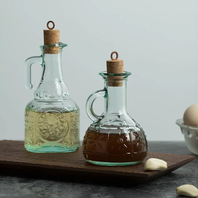 Европейский стиль домашняя бутылка для масла стеклянная кухни большая емкость