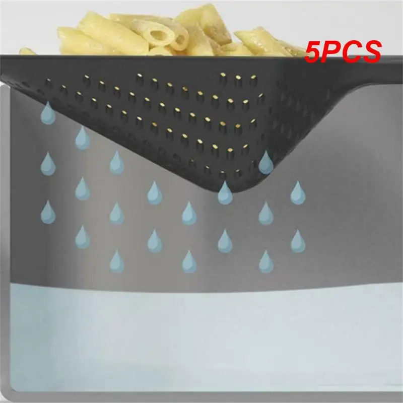 

5 шт. большой дуршлаг, кухонные аксессуары, ковш, дренажный ковш, гаджеты, сетка для овощей, экологически чистый материал, кухонные инструменты, Прямая поставка