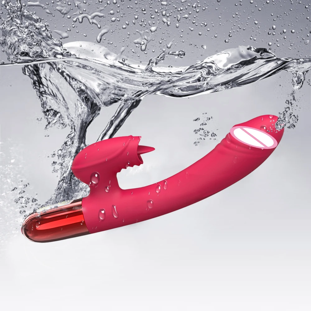 Sexspielzeug-Vibrator für Frauen, Klitorisstimulator, weiblicher Masturbator, G-Punkt-Dildo mit Zungenstimulation, Artikel für Erwachsene ab 18 Jahren_voghion.com