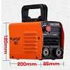 220V Inverter Arc Electric Welding Machine 20-250A IP21 IGBT MMA ARC Welder Digital Display ZX7-250 6mm welding 3