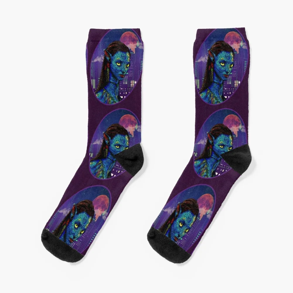 

Neytiri in Newyork City 2 Socks valentine gift ideas FASHION anti-slip Men Socks Luxury Brand Women's