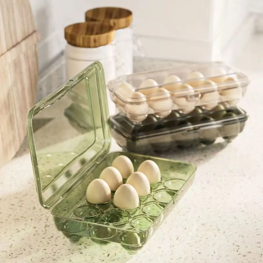 Egg Storage Box 10/15 Grids for Outdoor Camping Picnic