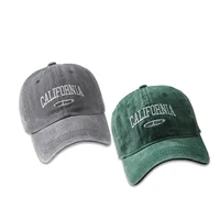 Cotton Retro Vintage Baseball Cap Men Women Denim Embroidered Letters Hat Cotton Soft Top Caps Casual Retro Unisex Hats - Image 4