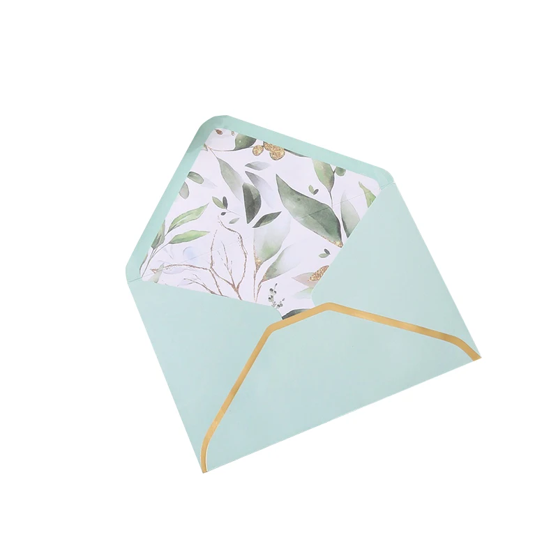 50pcs/lot Printing 16x11cm Envelopes for Wedding Invitations Business Small High-grade 100g Paper Stationery Supplies Storage