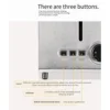 2 Slice Toaster with Auto Shut Off - Extra Wide Slots and Removable Drop-Down Crumb Tray with Cancel EU Plug 4