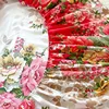 Flower Printed Fitted Bed Sheets Reactive Printed sabanas cama matrimonial Single/Queen/King Mattress Cover Double Bedsheets 4