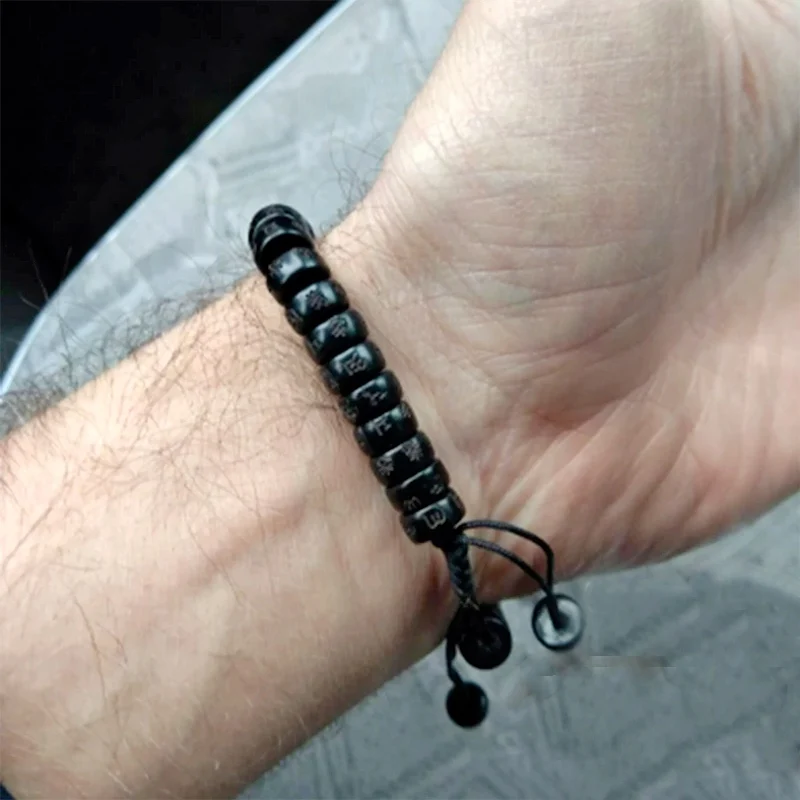 Natural Wooden Meditation Bracelet for Men