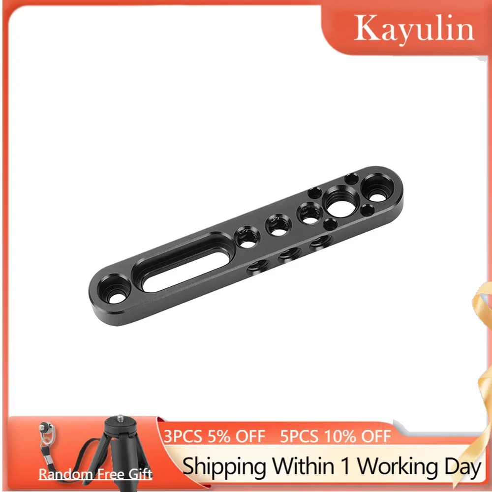 SZRIG алюминиевая решетка длиной 75 мм с резьбовым отверстием 1/4-20 3/8-16 для камеры