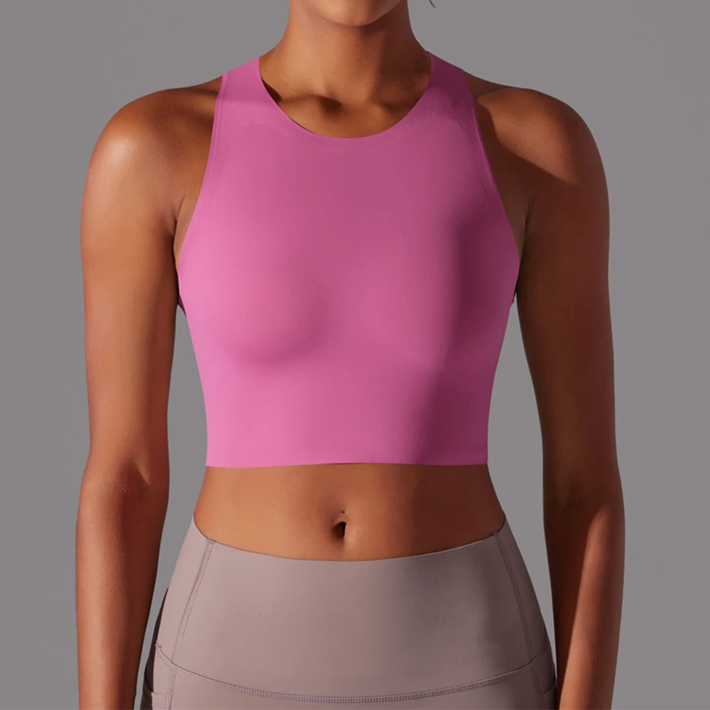 

Women Breathable Sports Bra Shockproof Yoga Bra Gym Running Fitness Push Up Top Female Yoga Sports Bra Underwear Yoga Vest