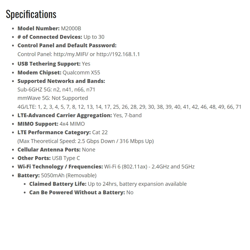 Рисунок 3 - Оригинальный Карманный Wi-Fi роутер Inseego M2000B