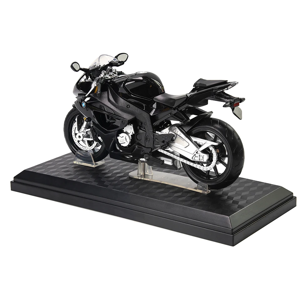 Premium Tricolor Alloy Motocross Motorcycle Model Toy - Static Die-Cast Collectible Gift