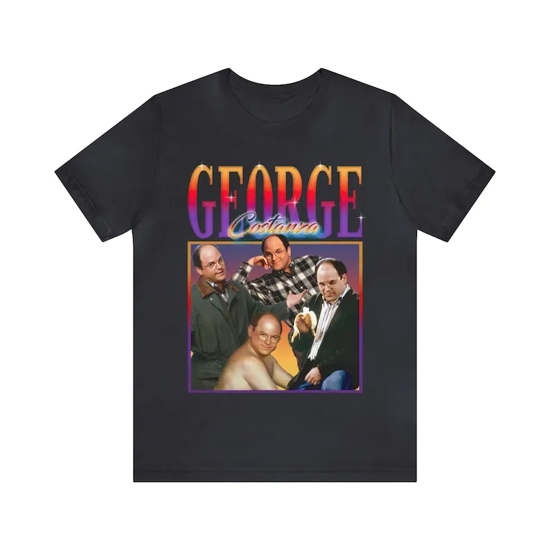 

GEORGE COSTANZA Homage Unisex Graphic Tee George Costanza Fan Merch George Costanza Vintage Tee