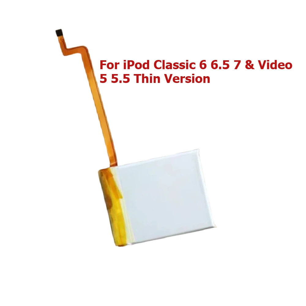 2000mAh Square Upgrade Replacement Battery For iPod Classic 6 6.5 7 & Video 5 5.5 Thin Version Batteries