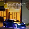 Mini 1:76 Full Scale Control Desktop Micro Drift Remote Control Rear Drive Car Cool Lights Children's Toys Drift Racing Car 4