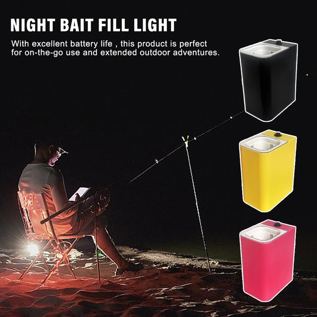 UV Lighter Accumulator With Straps Jig Soft Bait LED Light Squid Charger  Fishing Operated Flash Compensator