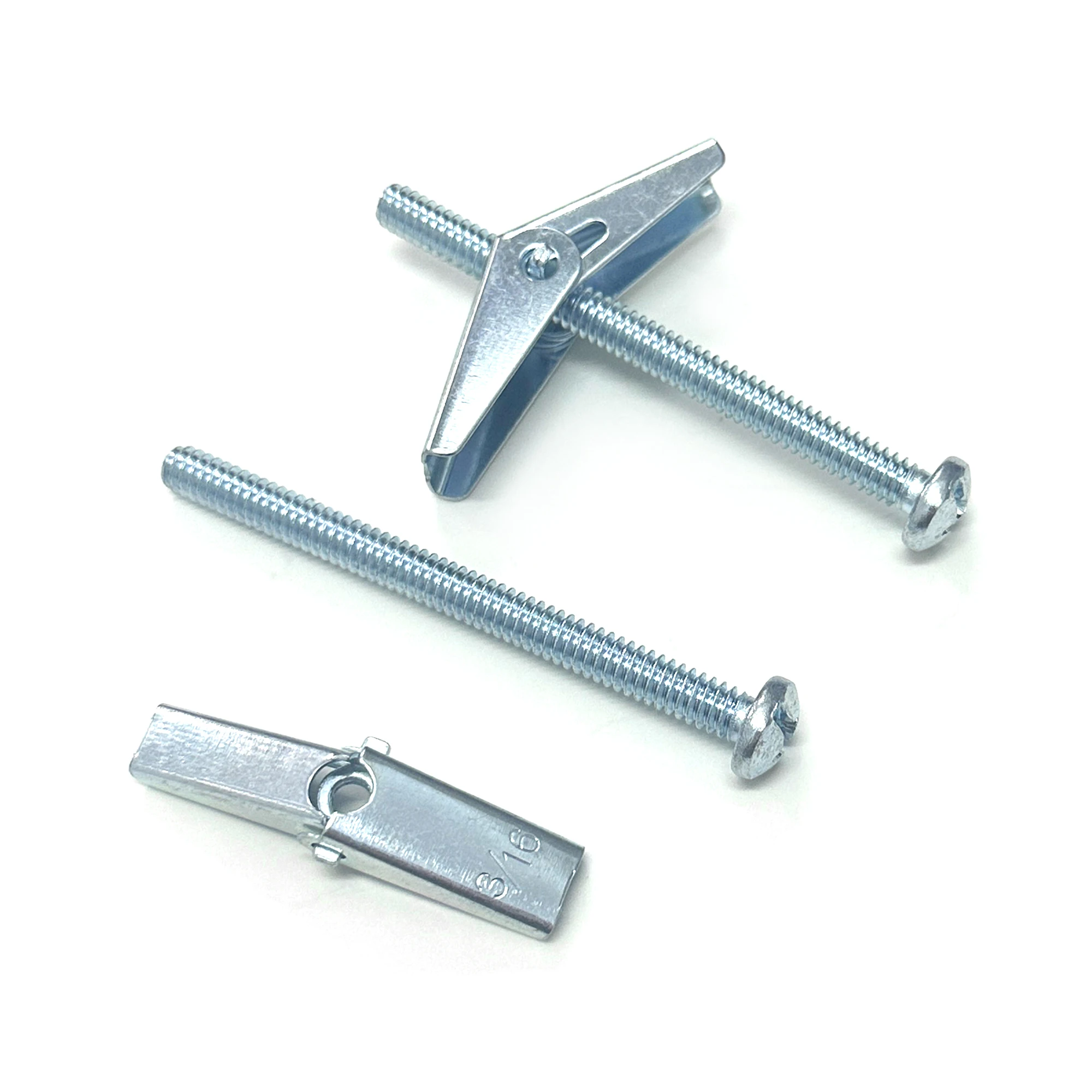 Toggle Bolt and wing Nut for Hanging Heavy ltems on Drywwall M3.4 M4.4 M6 Orchid clip iron aircraft nut bolt 15pcs