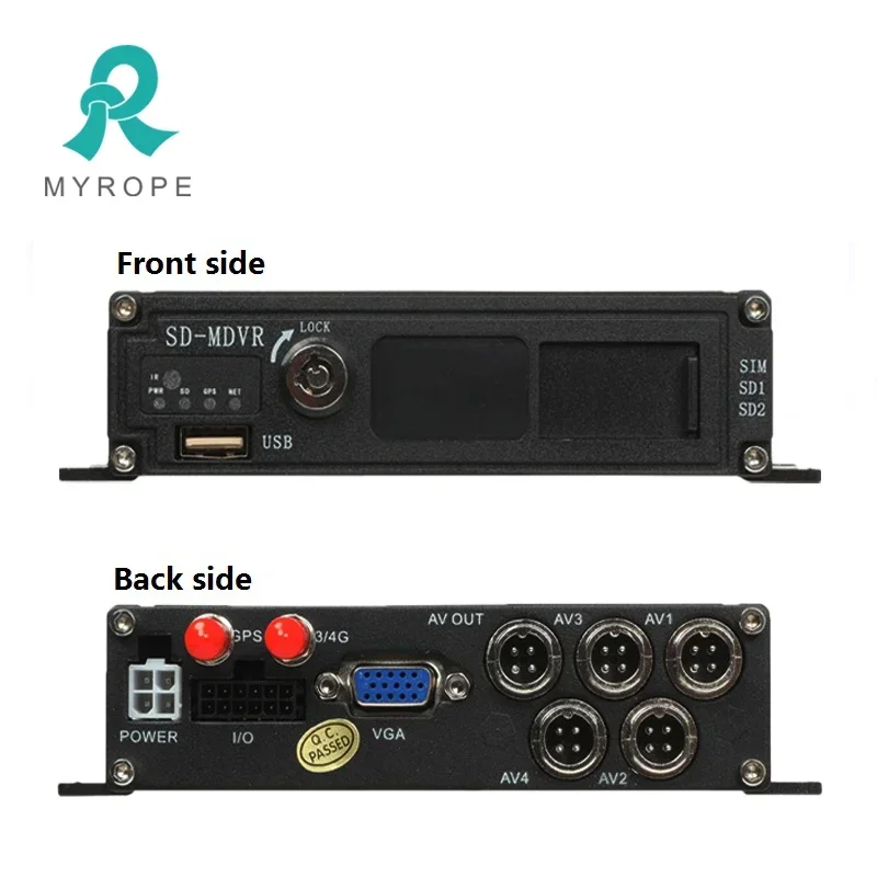고품질 4채널 1080P 차량용 모바일 DVR 카메라 MDVR 모바일 DVR 트럭 GPS 추적기
