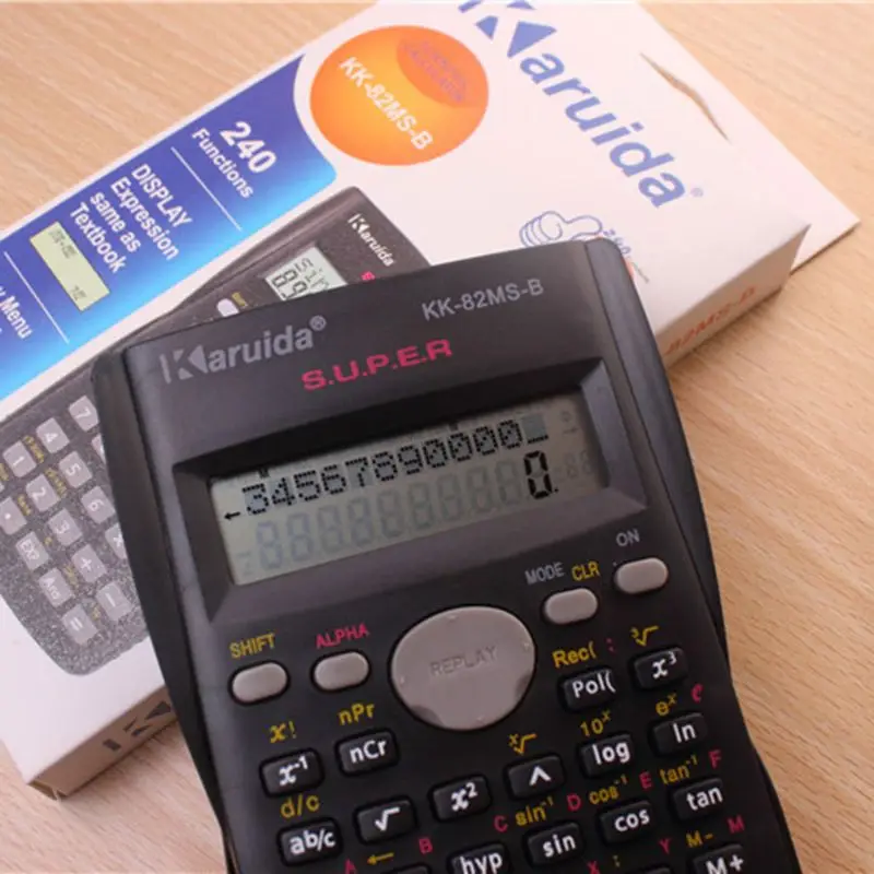 82MS/TL Multifunctional Student Scientific Function Calculator Dual Display Exam Calculator
