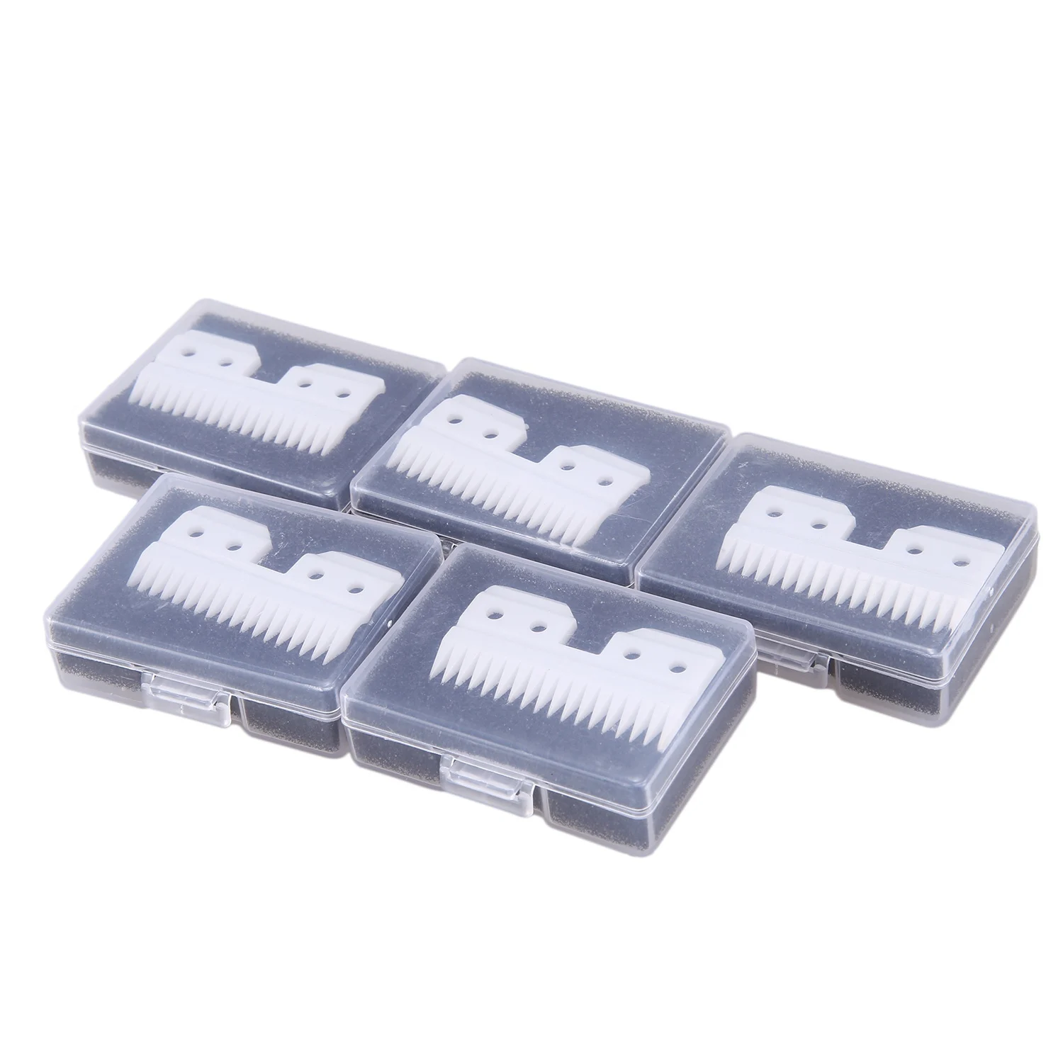 

10Pcs/Lot Replaceable Ceramic 18 Teeth Pet Ceramic Clipper Cutting Blade for Oster A5 Series