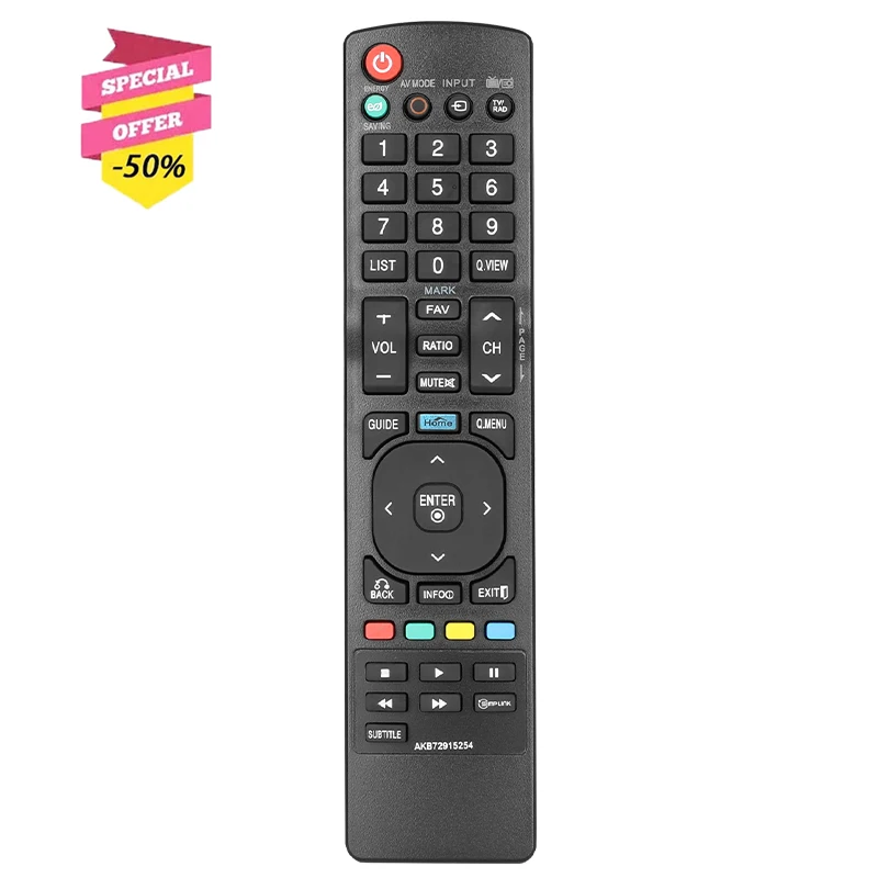 AKB72915254 пульт дистанционного управления для LG TV 19LV2500 19LV2520 22LV2500 55LV3500 26LK330 32LK330 32LK430 55LK520 42PW340 42PW350 50PZ200