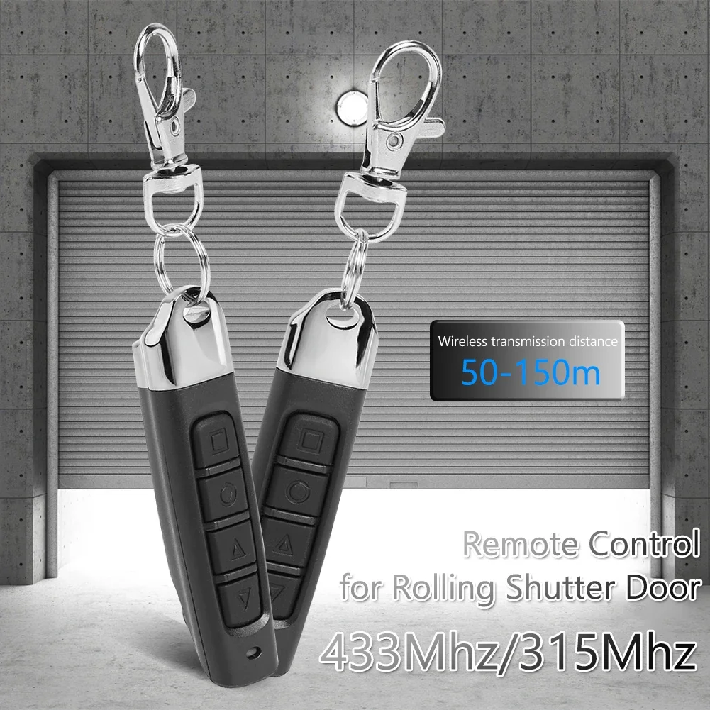1-4Pcs 315/433MHZ Copy Remote Control Auto 4 Channel Code Garage Gate Door Opener Remote Control Duplicator Cloning Code Car Key
