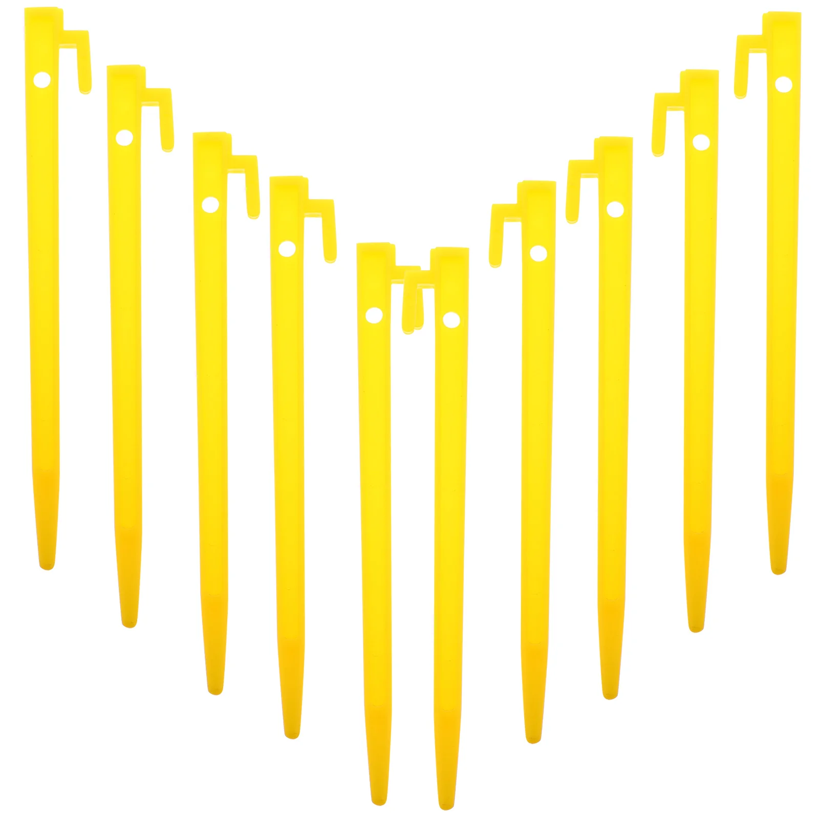 10 Pcs Tent Pegs Rv Camping Gear Ground Stakes Replaceable Nails Canopy Anchors Lawn Tools Scooter Accessories Garden Netting