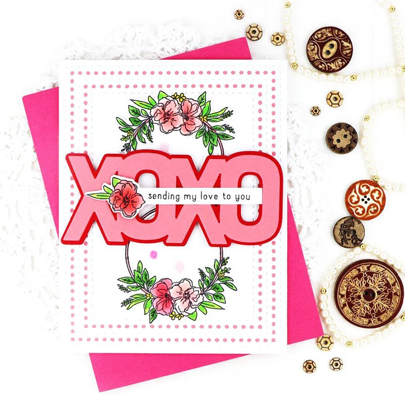 재회 서클 속이 빈 사진 프레임 금속 절단 다이 새로운 2023 공예 DIY Scrapbooking 종이 카드 만들기위한 다이 컷