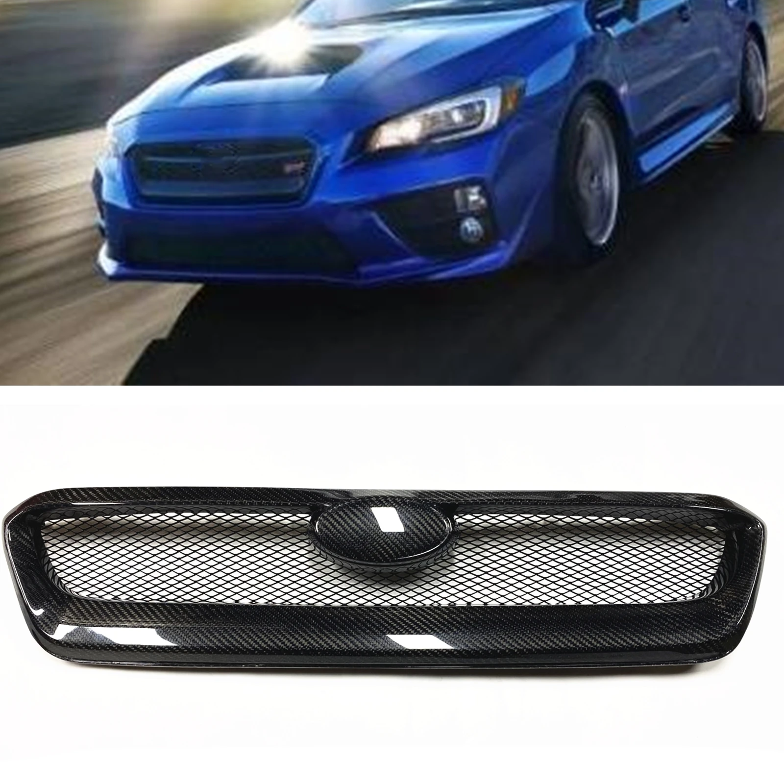 

Передняя решетка гонок для Subaru WRX STI 2014 2015 2016 2017 верхний бампер