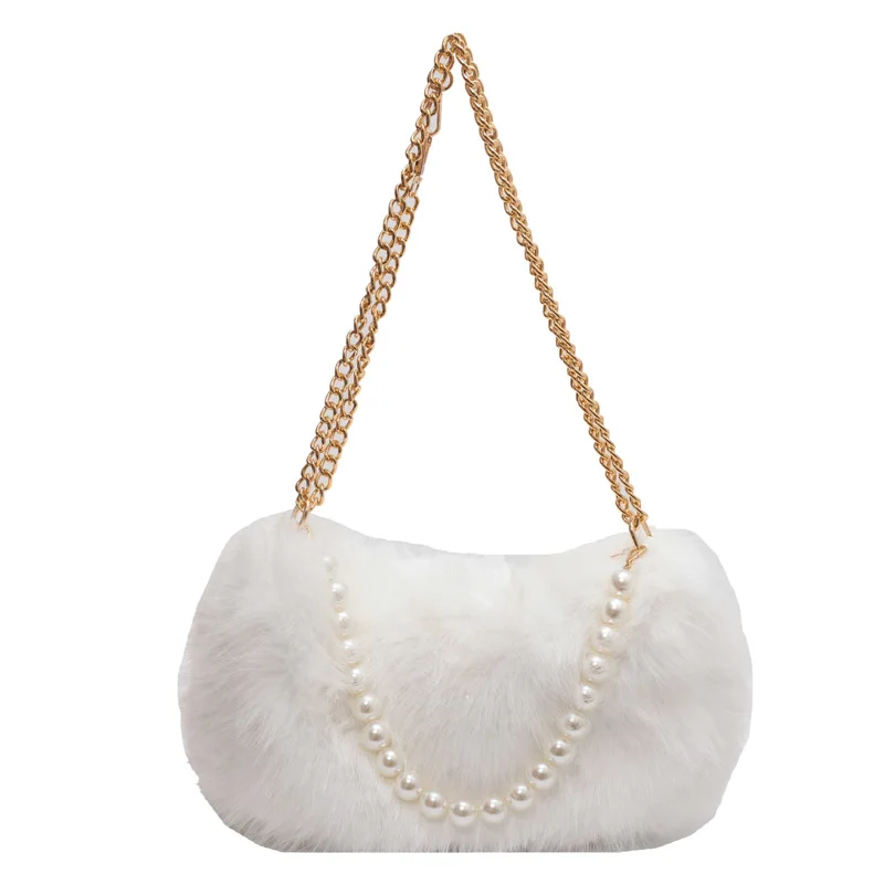 

New plush bags autumn and winter bags ladies bags popular chain messenger bag explosions shoulder bags